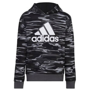 Kids' Adidas Allover Print Liquid Camo Pullover Hoodie (SIZE M)